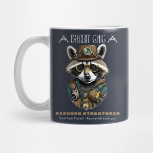 Raccoon Streetwear Style Urban Chic Illustration Mug